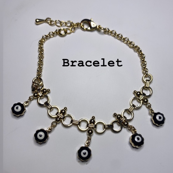 Black Evil Eye Bracelet - Picture 1 of 6